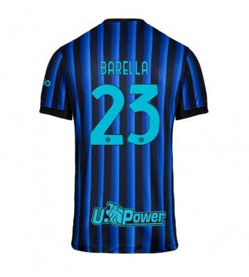 Inter Milan Nicolo Barella #23 Hjemmebanetrøje 2025-26 Kortærmet